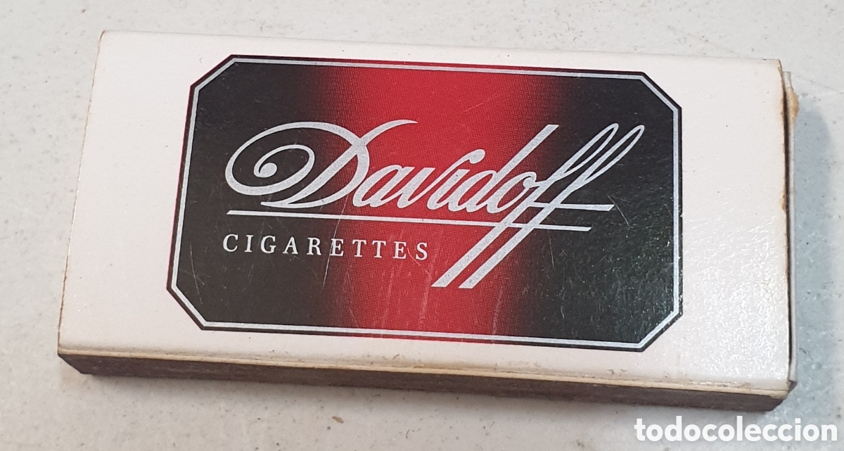 Coleccionismo: Caja cerillas publicidad Davidoff