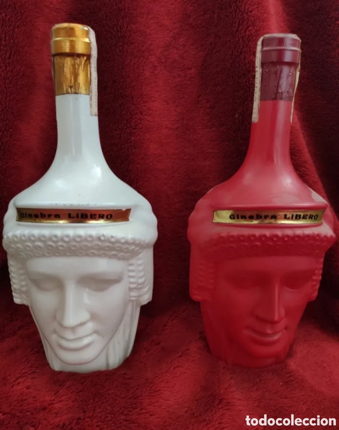 Coleccionismo: Lote 2 botellas ginebra Libero - Foto 1