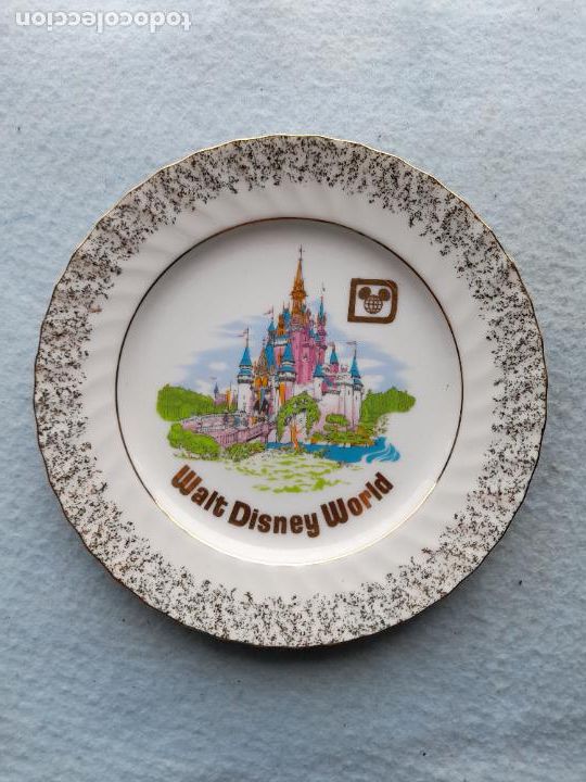 Coleccionismo: Plato Decorativo Walt Disney World.