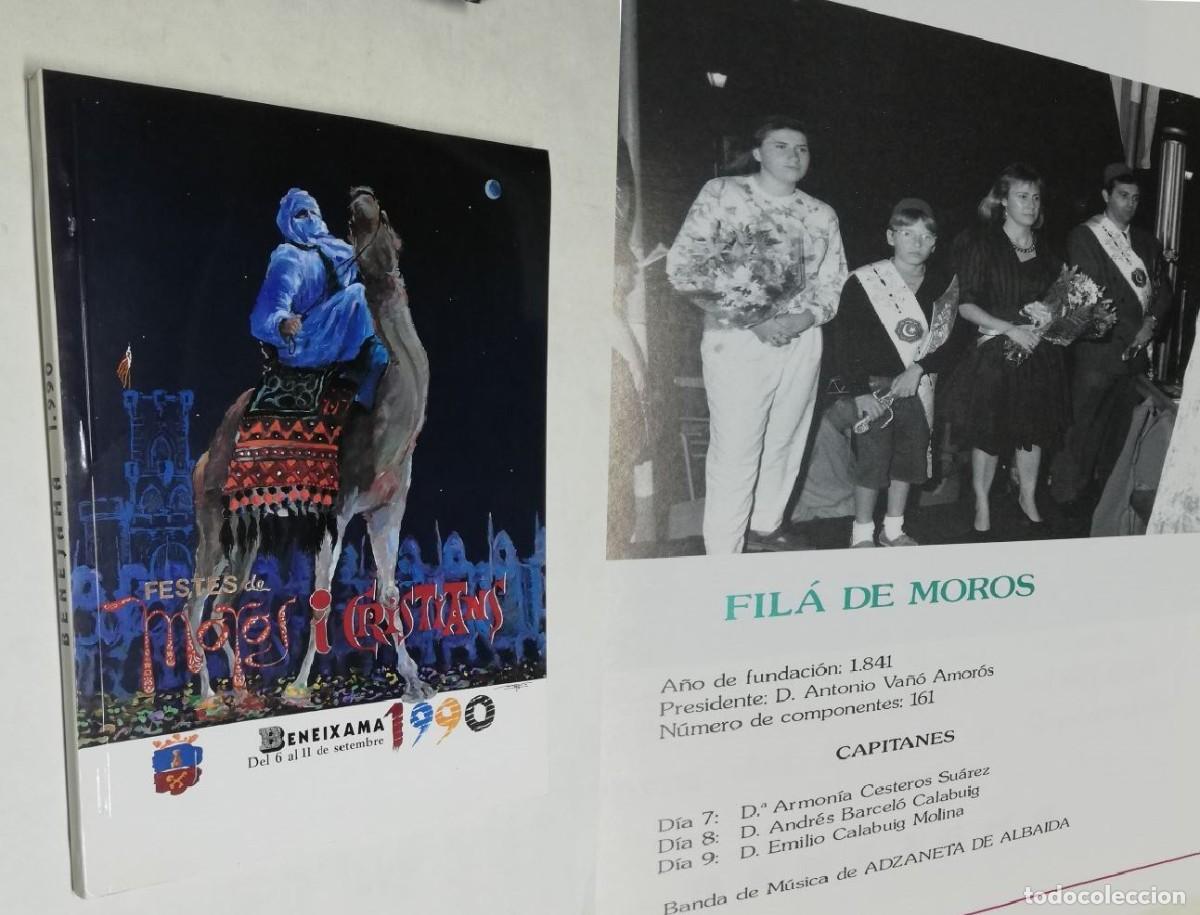 Coleccionismo: PROGRAMA DE FIESTAS DE MOROS Y CRISTIANOS BENEIXAMA 1990 / FESTES DE MOROS I CRISTIANS BENEIXAMA