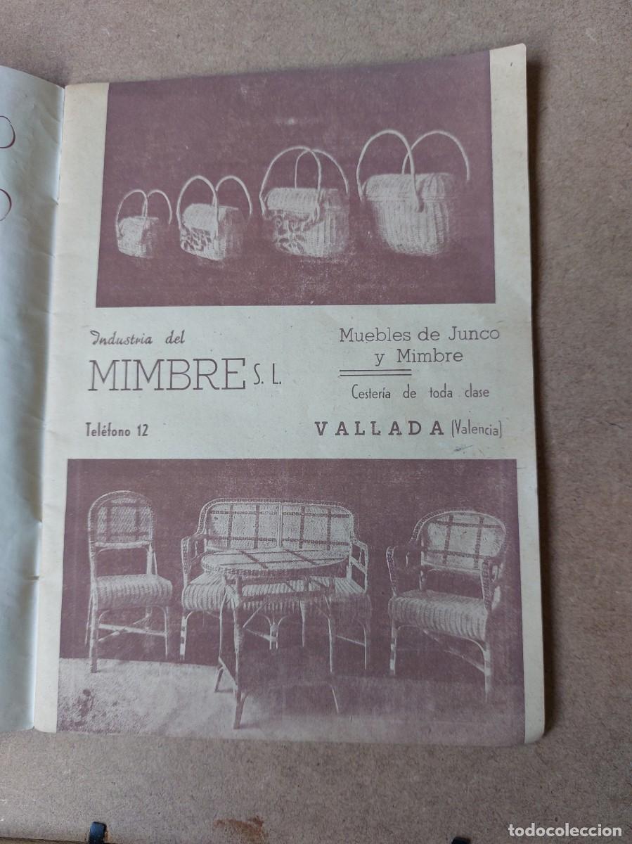 Coleccionismo: Programa de fiestas - Vallada - 1949 - Foto 2