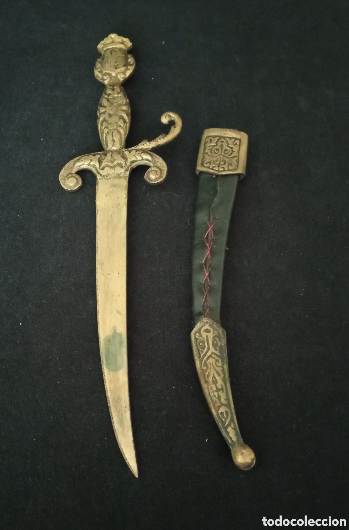 Coleccionismo: ANTIGUO ABRECARTAS CON FUNDA. ESPADA. SABLE - Foto 2