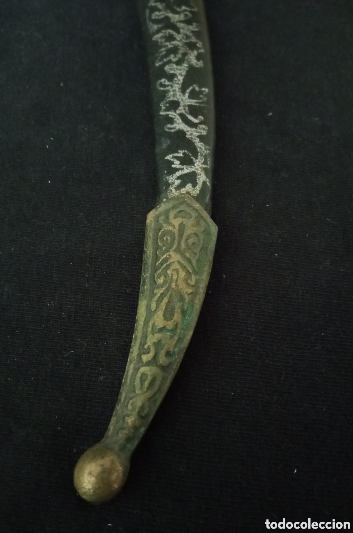 Coleccionismo: ANTIGUO ABRECARTAS CON FUNDA. ESPADA. SABLE - Foto 4