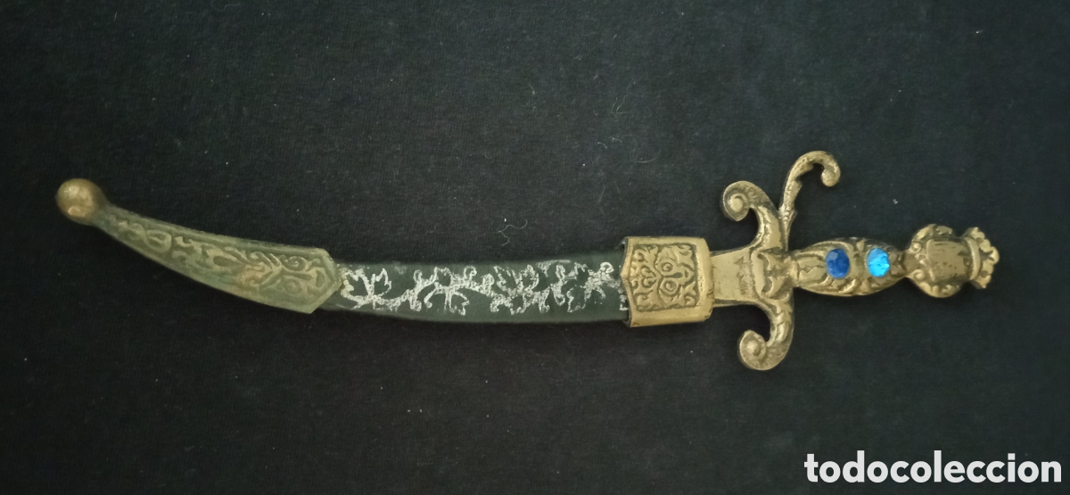 Coleccionismo: ANTIGUO ABRECARTAS CON FUNDA. ESPADA. SABLE - Foto 7