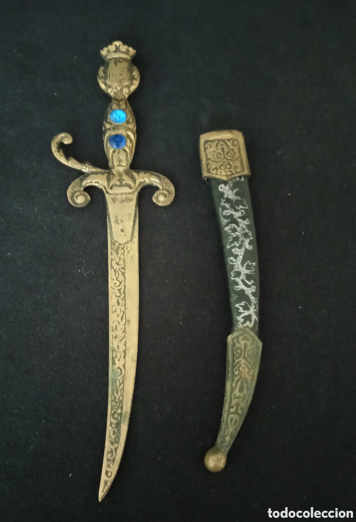 Coleccionismo: ANTIGUO ABRECARTAS CON FUNDA. ESPADA. SABLE - Foto 1