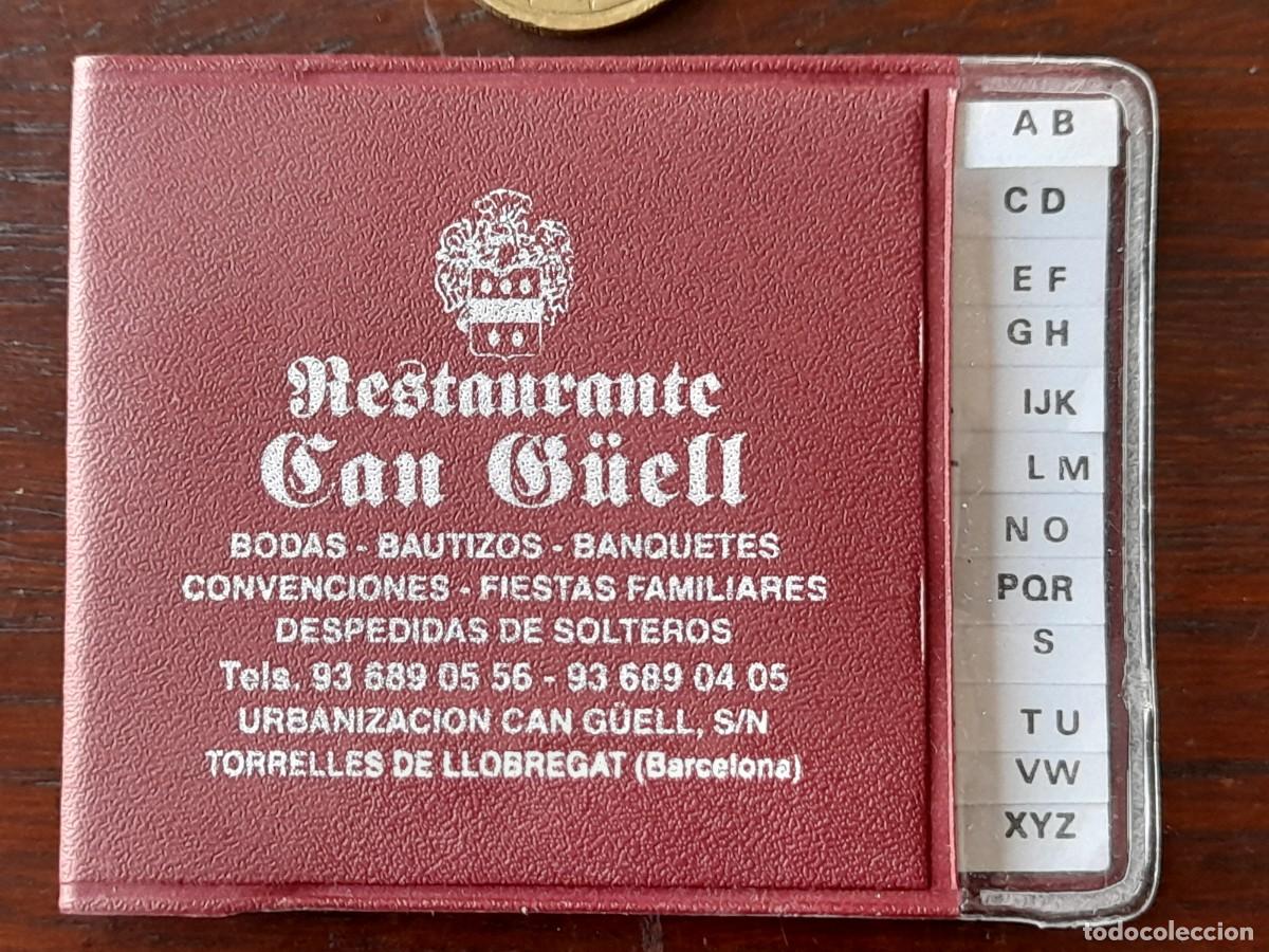 Collectionnisme: Cartilla listado telef&oacute;nico, recuerdo Restaurante Can Guell Torrelles de Llobregat