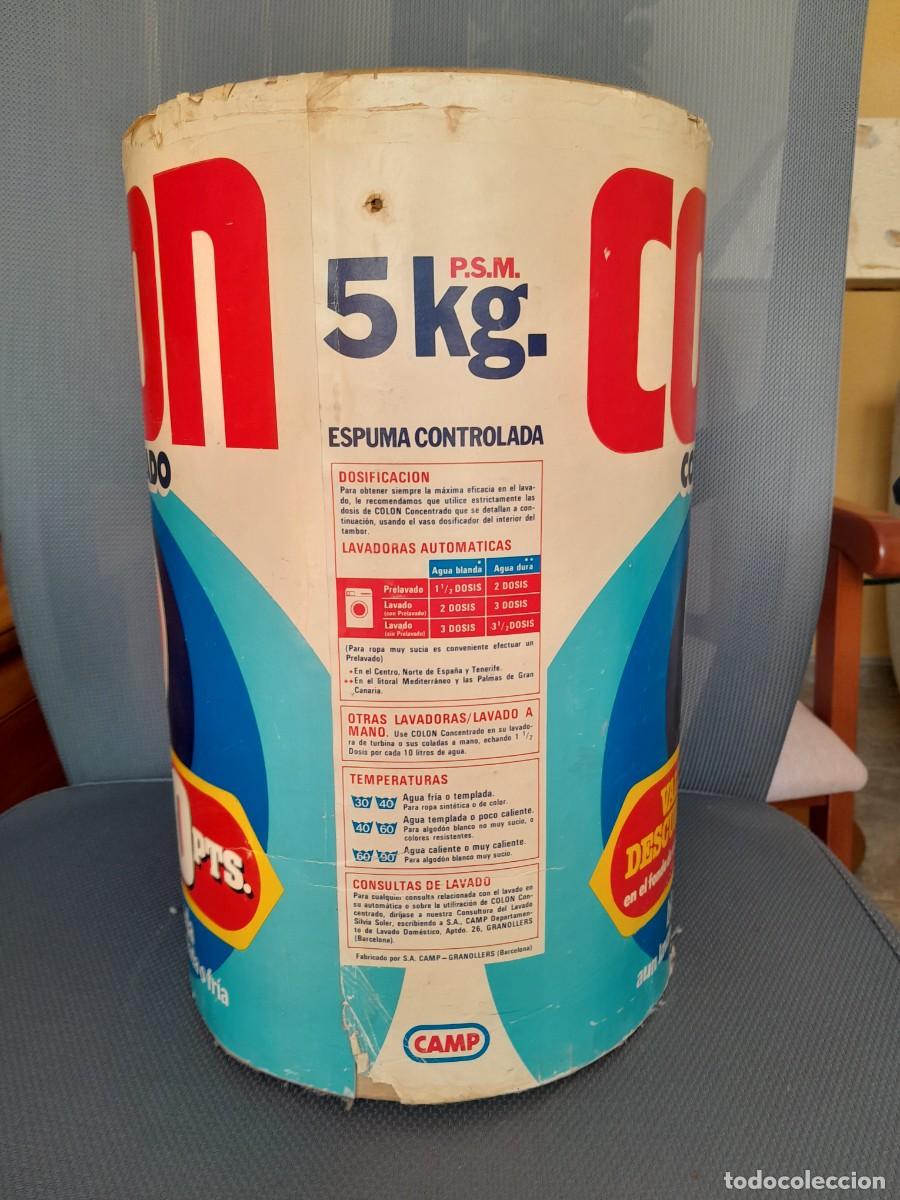 Coleccionismo: Tambor de detergente COLON - Foto 2