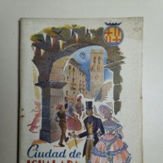 Coleccionismo: PROGRAMA FIESTAS - FIESTA MAYOR DE CIUDAD DE IGUALADA -BARCELONA-AÑO 1947