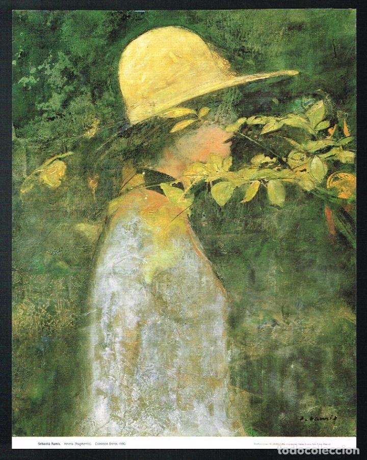 Collecting paper: LAMINA SEBASTI&Aacute; RAMIS - HELENA (FRAGMENTO) COLECCI&Oacute;N ECROS 1990 - 23 X 18 CM