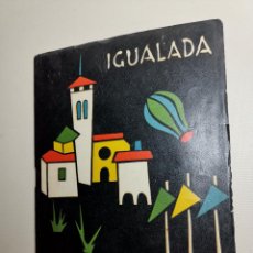 Coleccionismo: PROGRAMA FIESTAS - FIESTA MAYOR DE CIUDAD DE IGUALADA -BARCELONA-AÑO 1961