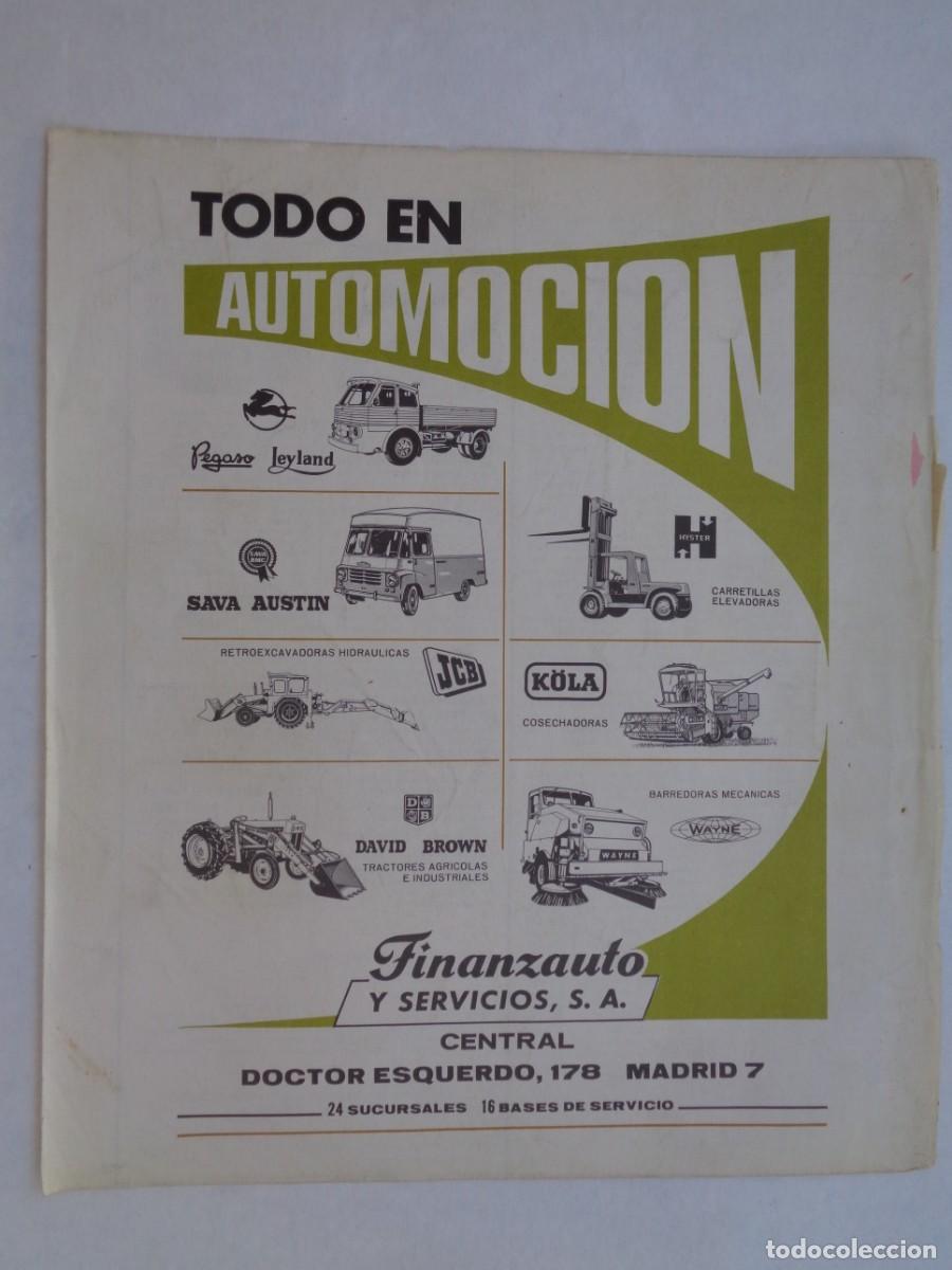 Coleccionismo: HOJA DE REVISTA CON ANUNCIO PUBLICITARIO DE FINANZAUTO : PEGASO, SAVA, ETC . A&Ntilde;OS 60