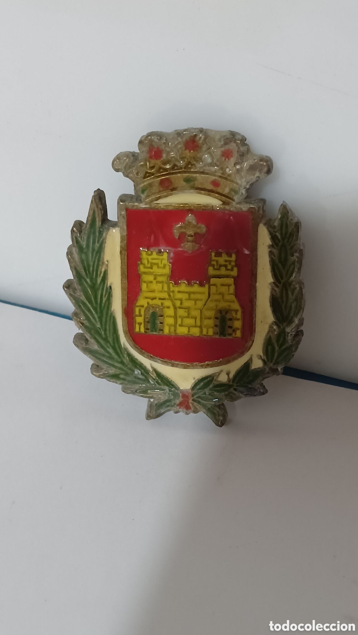 Coleccionismo: Medalla metal castillo de Elda a&ntilde;os 80 - Foto 2