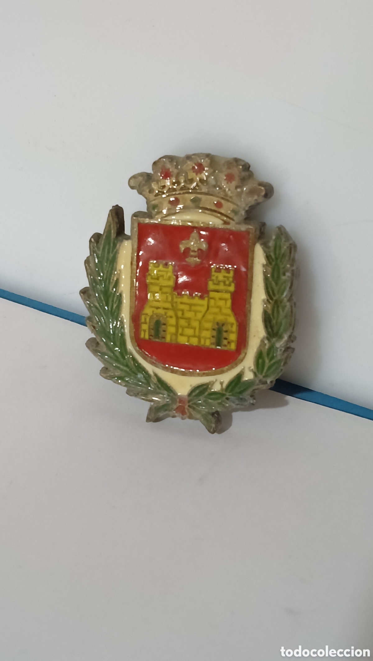 Coleccionismo: Medalla metal castillo de Elda a&ntilde;os 80 - Foto 4