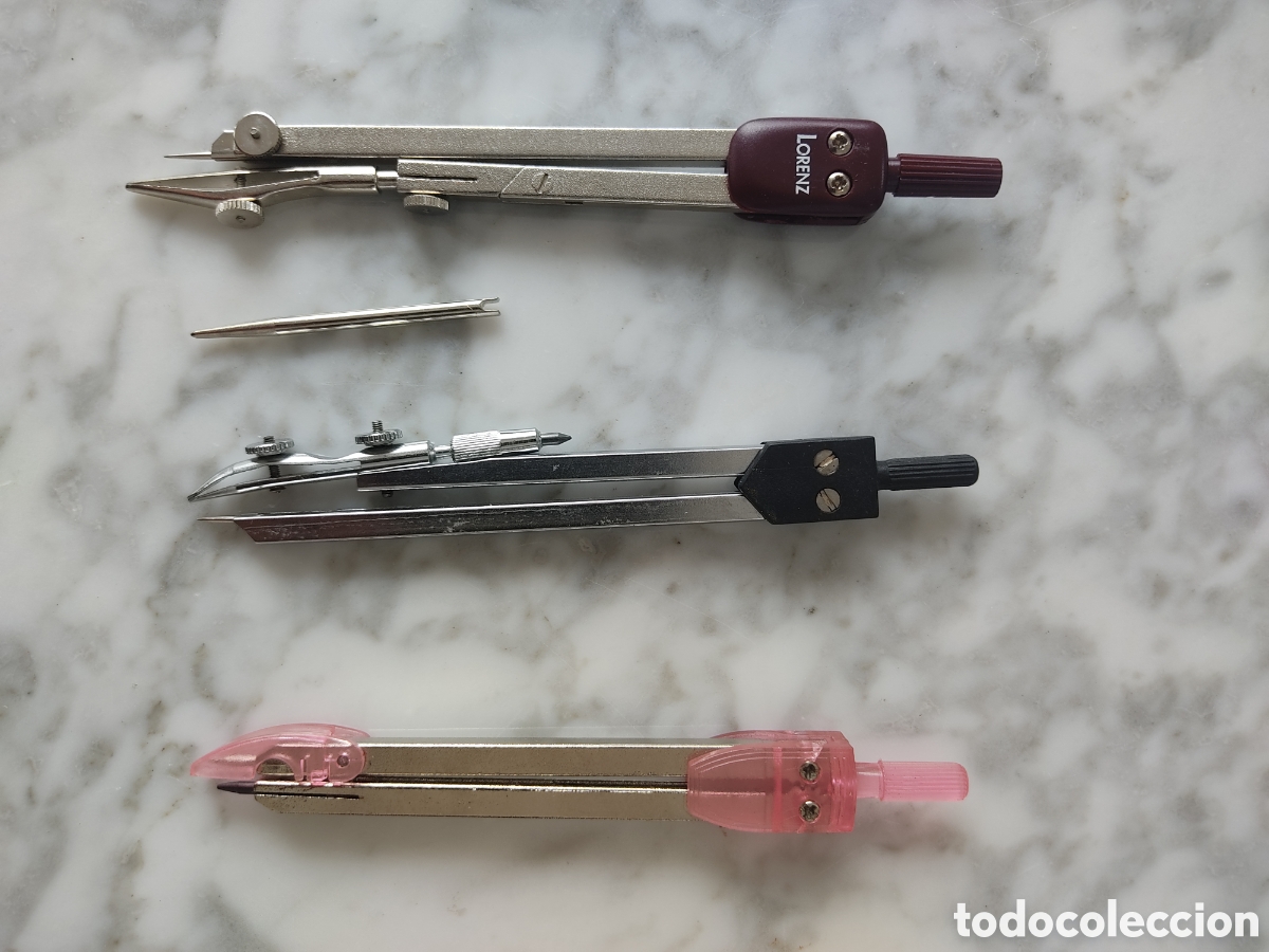 Coleccionismo: estuche con tres comp&aacute;s Lorenz - Foto 2