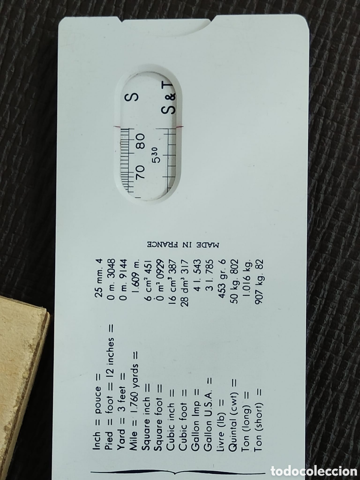 Coleccionismo: regla de c&aacute;lculo de la marca GRAPHOPLEX. - Foto 8