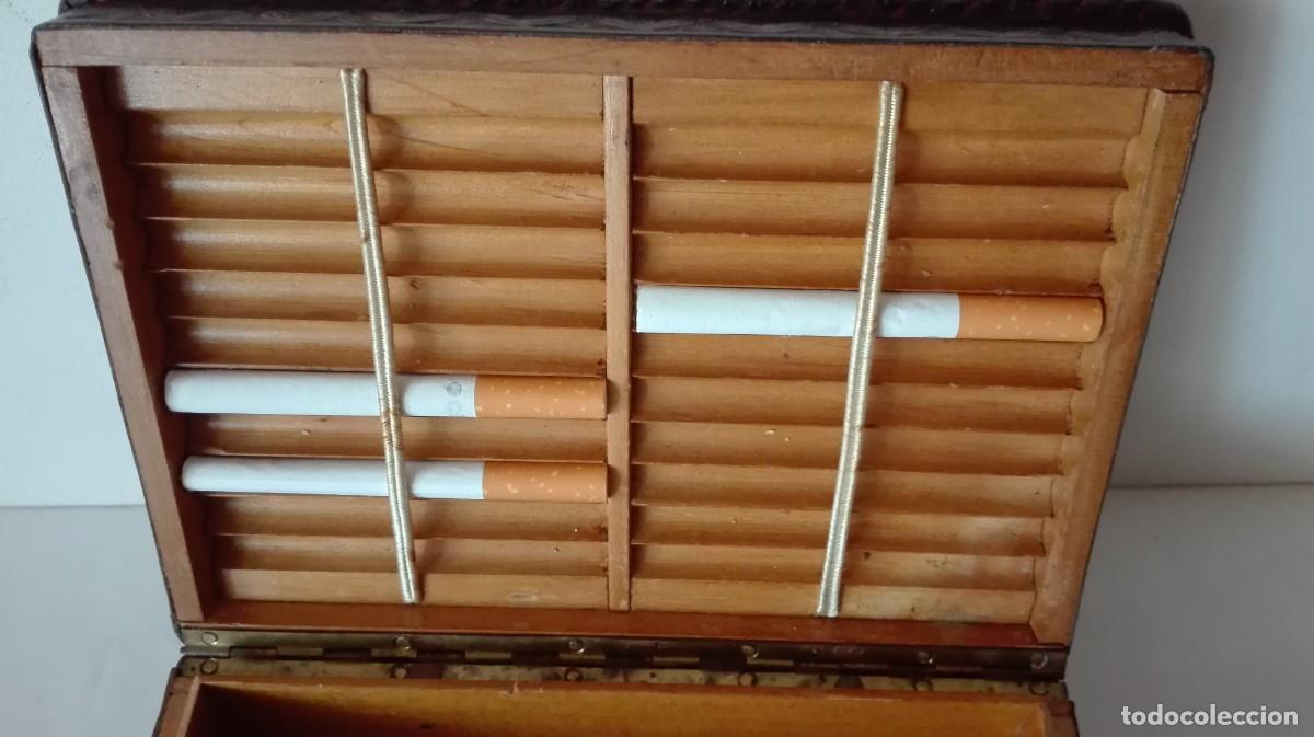 Coleccionismo: CAJA PARA TABACO EN CUERO REPUJADO - Foto 8