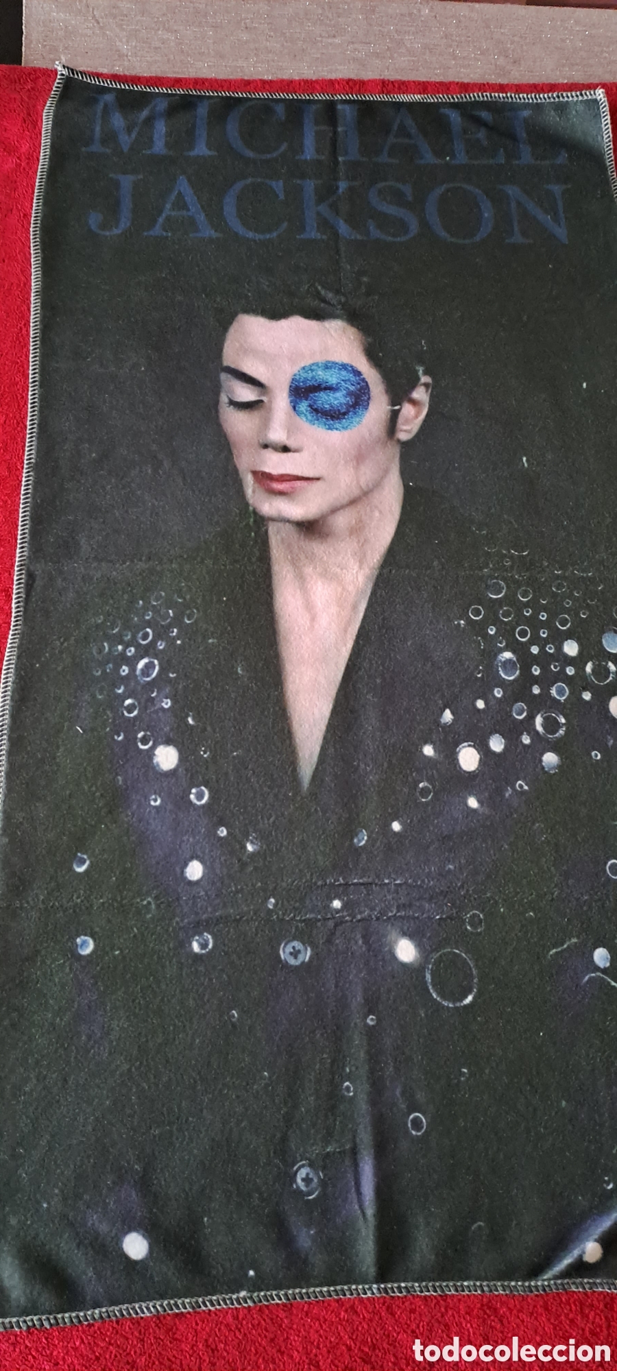 Coleccionismo: TOALLA/MANO &rdquo;MICHAEL JACKSON&rdquo; - Foto 1
