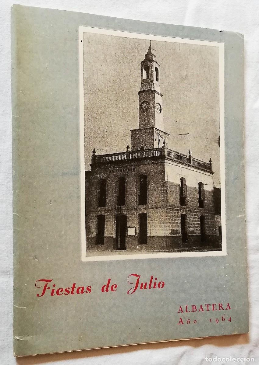 Coleccionismo: ALBATERA : PROGRAMA DE FIESTAS 1964