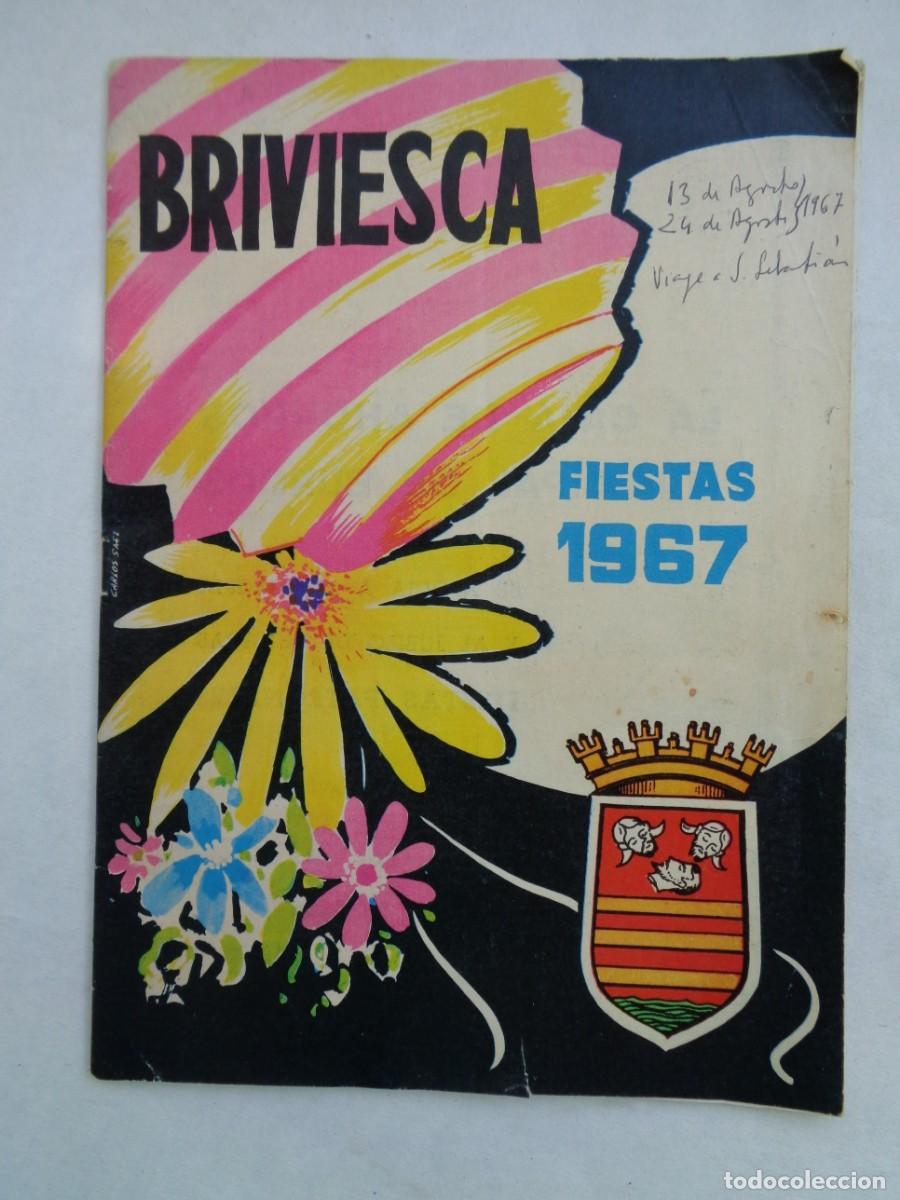 Coleccionismo: BRIVIESCA ( BURGOS ): PROGRAMA DE LAS FIESTAS PATRONALES DE 1967 .