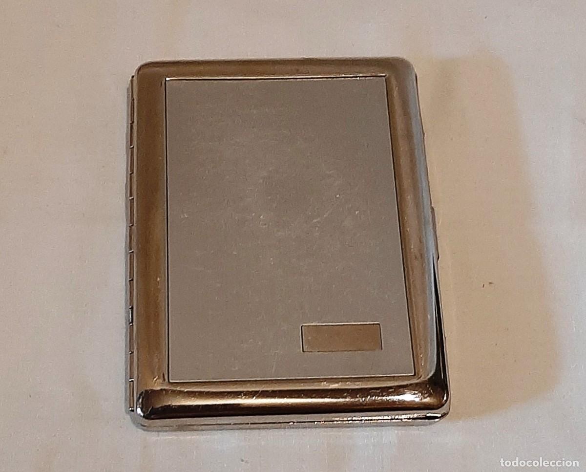 Coleccionismo: Pitillera vintage en acero inoxidable - Foto 1