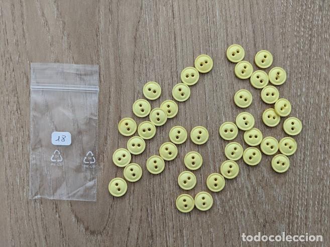 Colecionismo: 41 BOTONES AMARILLOS