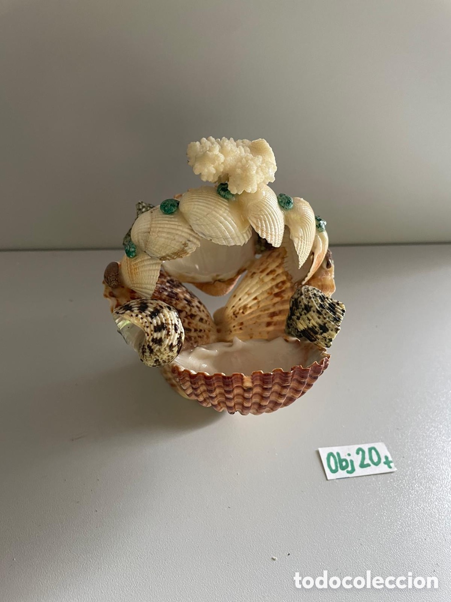 Coleccionismo: Figura de conchas vintage - Foto 2