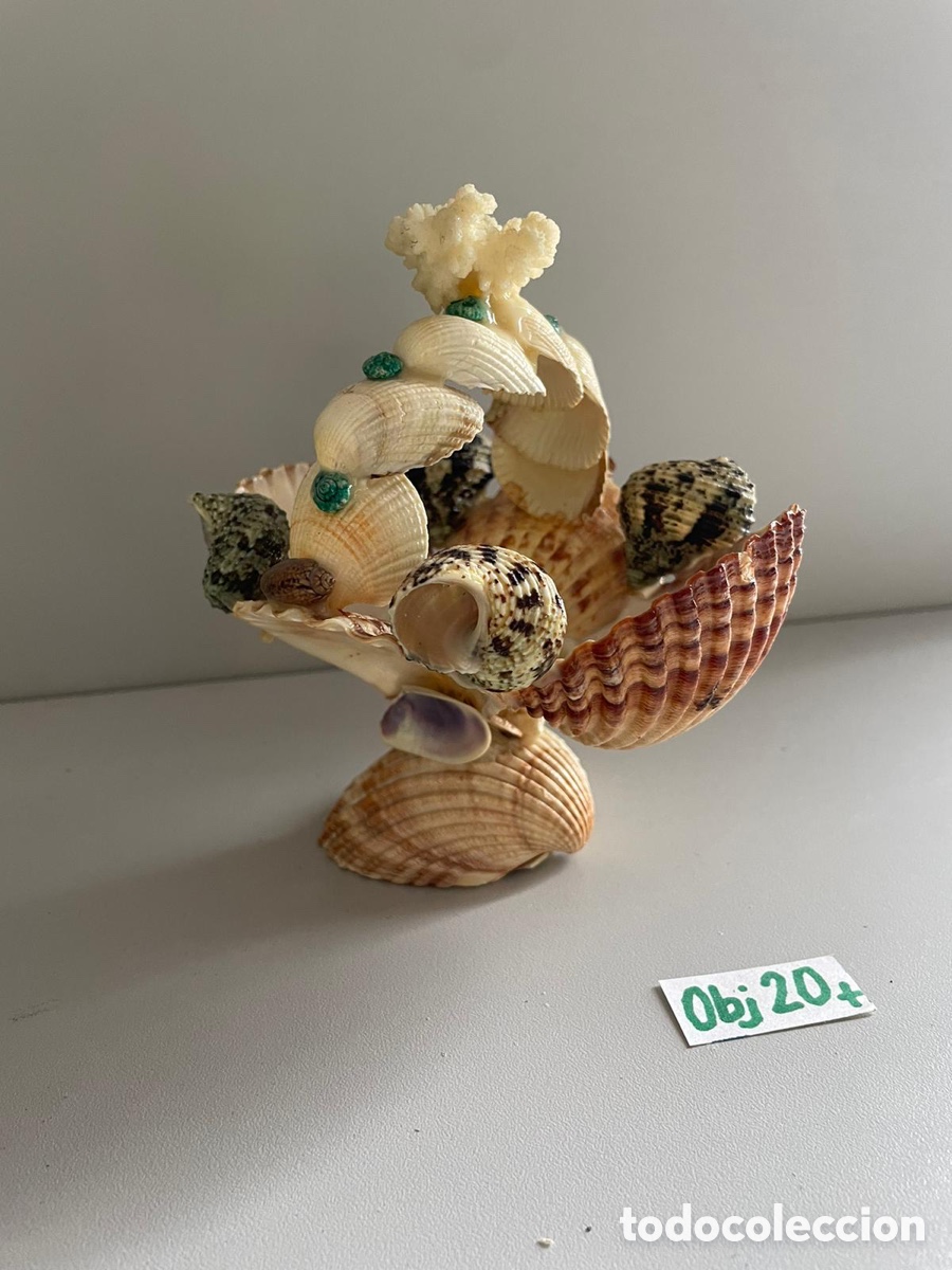 Coleccionismo: Figura de conchas vintage - Foto 3