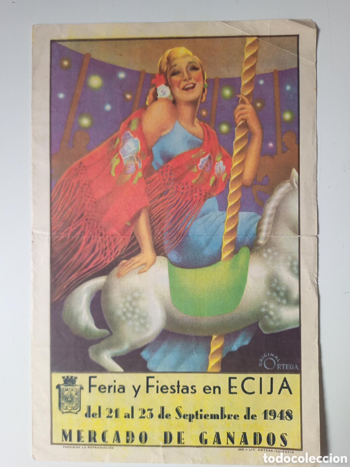 Coleccionismo: Feria de &Eacute;cija de 1948 - Programa de actividades