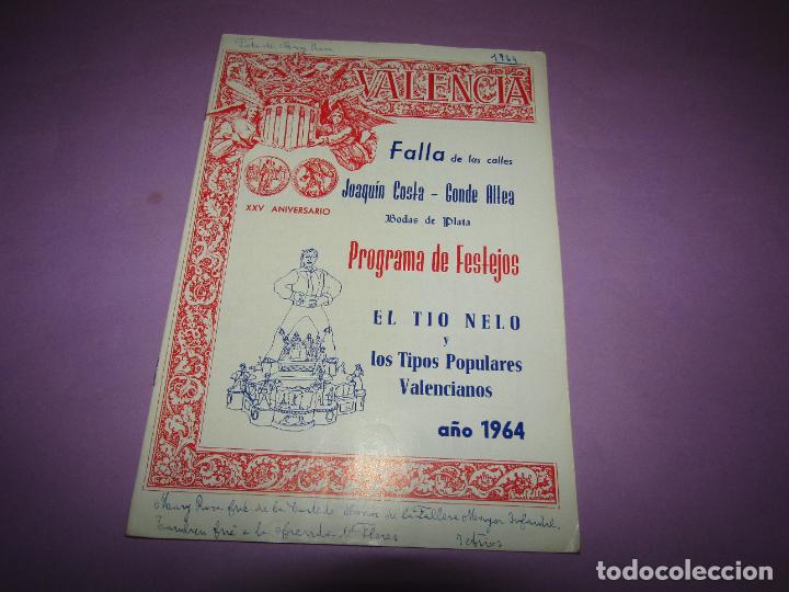 Collecting paper: Antigua Programa de Festejos Fallas de la Falla JOAQUIN COSTA - CONDE ALTEA del A&ntilde;o 1964