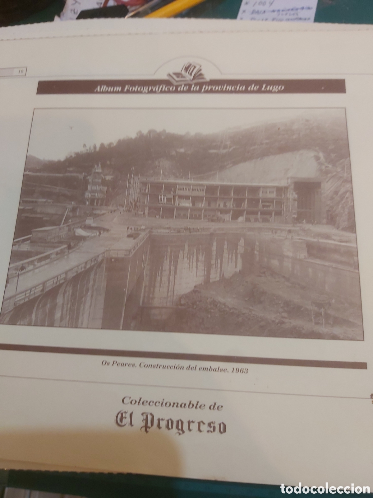 Collezionismo: 1863 os peares embalse l&aacute;mina