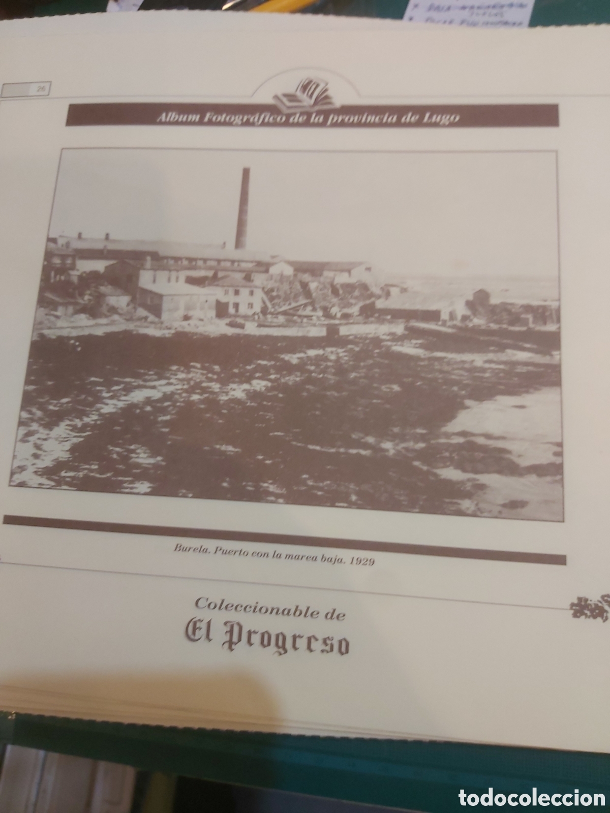 Sammelleidenschaft Papier: 1929 Burela Lugo puerto l&aacute;mina