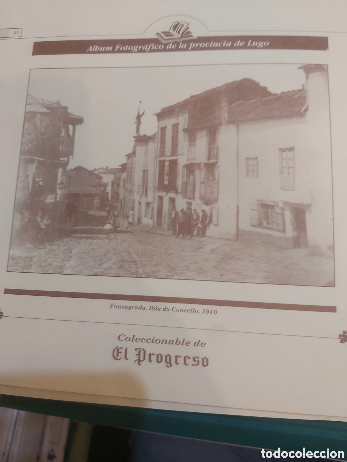 Sammelleidenschaft Papier: Fonsagrada Lugo rua concello 1910 l&aacute;mina