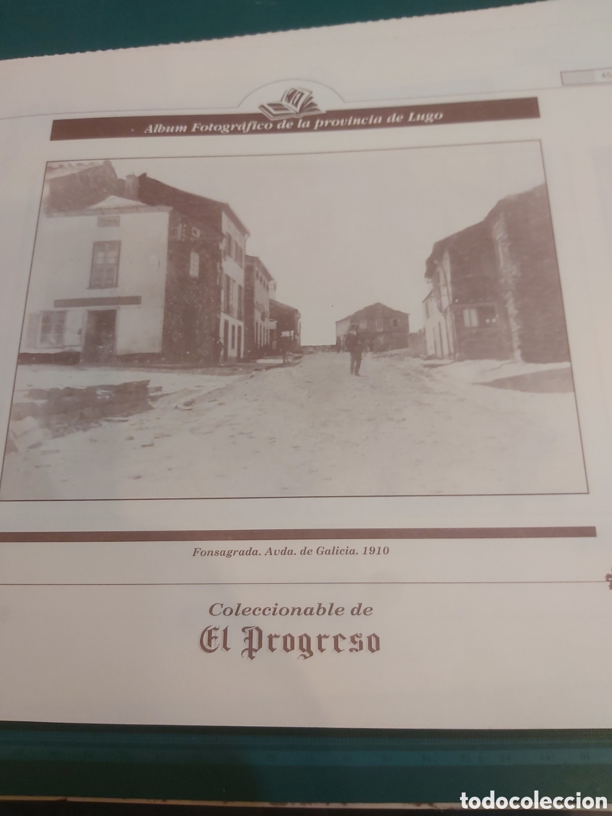 Sammelleidenschaft Papier: Fonsagrada Lugo Avda de Galicia 1910 l&aacute;mina