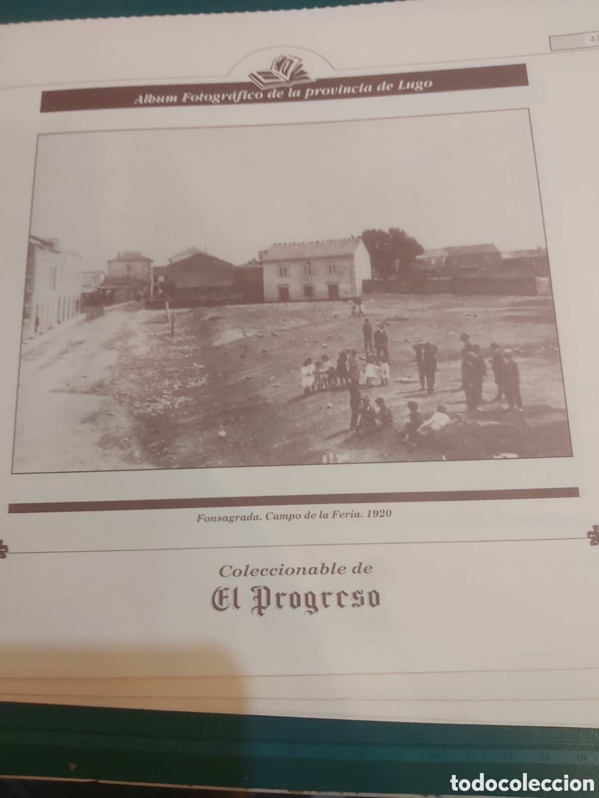 Collezionismo: Fonsagrada Lugo campo feria 1920 l&aacute;mina