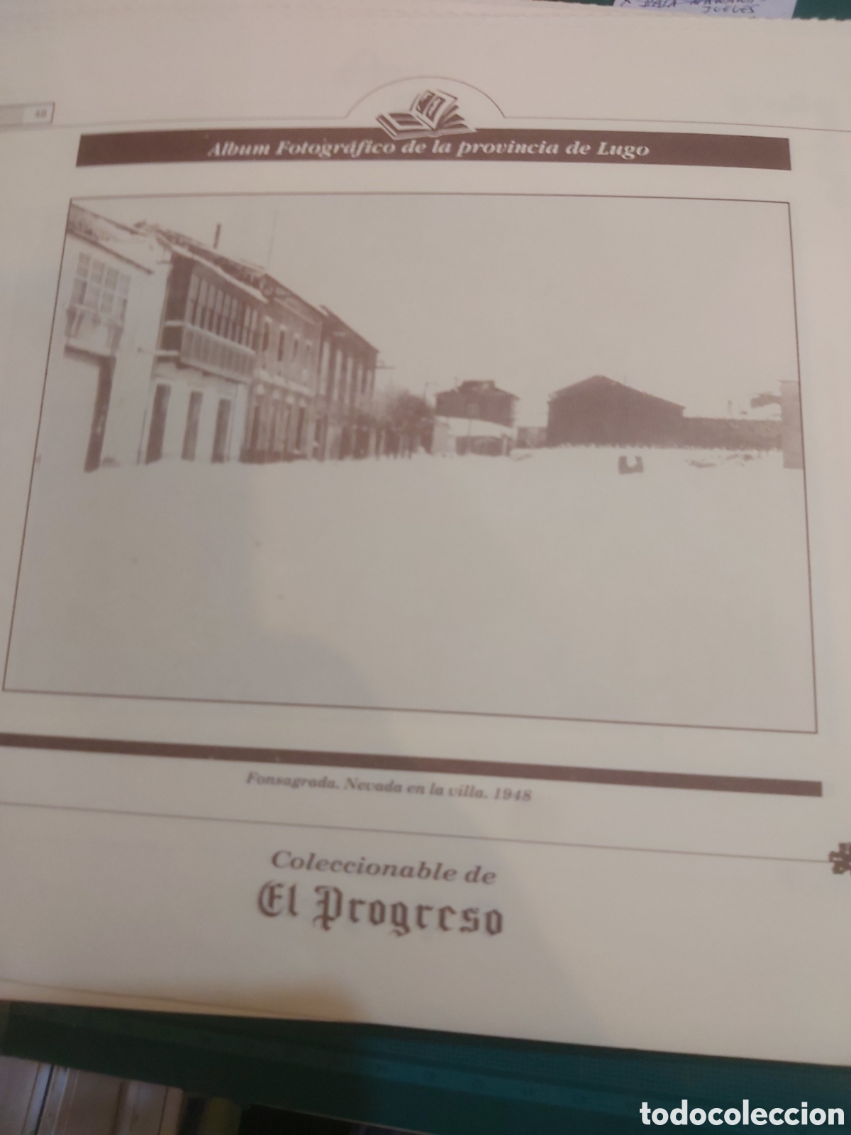 Collectionnisme: Fonsagrada nevada 1948 l&aacute;mina