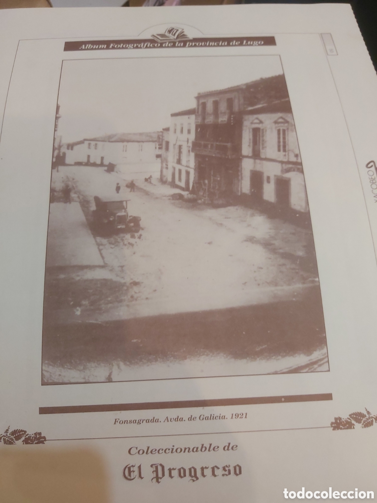Sammelleidenschaft Papier: Fonsagrada Avda Galicia 1921 l&aacute;mina