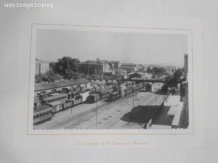 Coleccionismo: L&Aacute;MINA DE LOGRO&Ntilde;O 1945. ESTACI&Oacute;N DE FERROCARRIL. REPRODUCCI&Oacute;N FOTOGR&Aacute;FICA. LA RIOJA. TDKR5