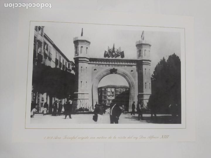 Collectionnisme: L&Aacute;MINA DE LOGRO&Ntilde;O 1903. ARCO TRIUNFAL REY ALFONSO XIII. REPRODUCCI&Oacute;N FOTOGR&Aacute;FICA. LA RIOJA. TDKR5