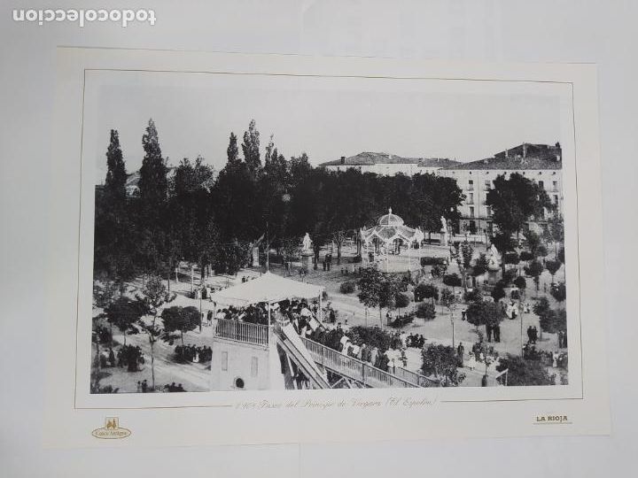 Collectionnisme: L&Aacute;MINA DE LOGRO&Ntilde;O 1908. PASEO PRINCIPE DE VERGARA. REPRODUCCI&Oacute;N FOTOGR&Aacute;FICA. LA RIOJA. TDKR5