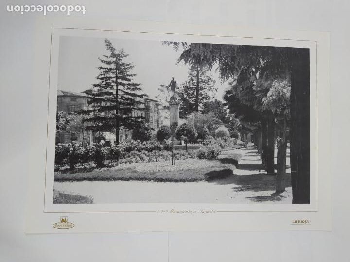 Collectionnisme: L&Aacute;MINA DE LOGRO&Ntilde;O 1929. MONUMENTO A SAGASTA. REPRODUCCI&Oacute;N FOTOGR&Aacute;FICA. LA RIOJA. TDKR5