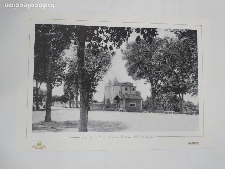 Collectionnisme: L&Aacute;MINA DE LOGRO&Ntilde;O 19123. PLAZA DE LOS ASIENTOS. REPRODUCCI&Oacute;N FOTOGR&Aacute;FICA. LA RIOJA. TDKR5