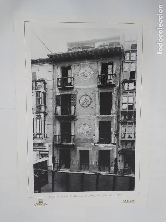 Collectionnisme: L&Aacute;MINA DE LOGRO&Ntilde;O 1956. CASA CON MEDALLONES. REPRODUCCI&Oacute;N FOTOGR&Aacute;FICA. LA RIOJA. TDKR5