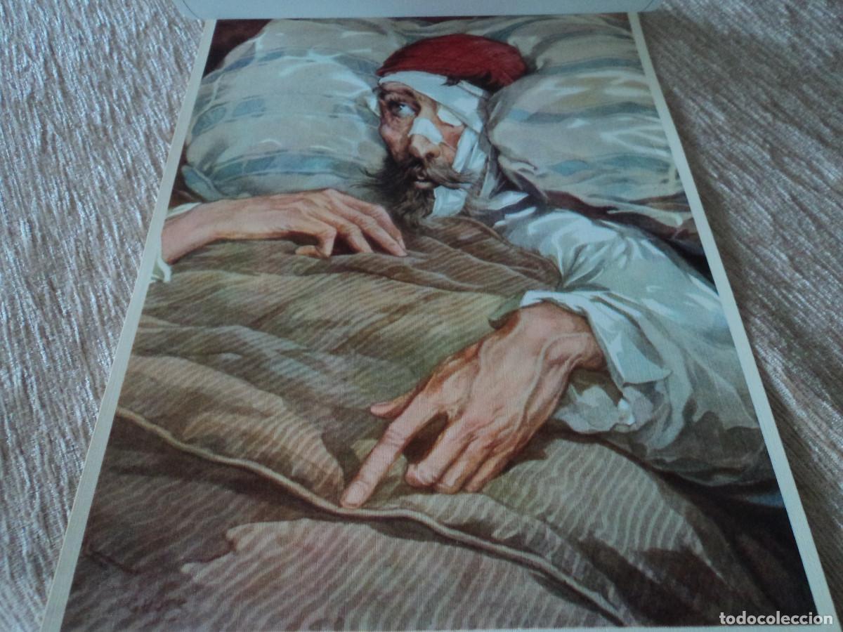 Coleccionismo: l&aacute;mina Supra Cortex N&ordm; 8, Don Quijote de la Mancha apaleado, comentarios j. perucho, 1968