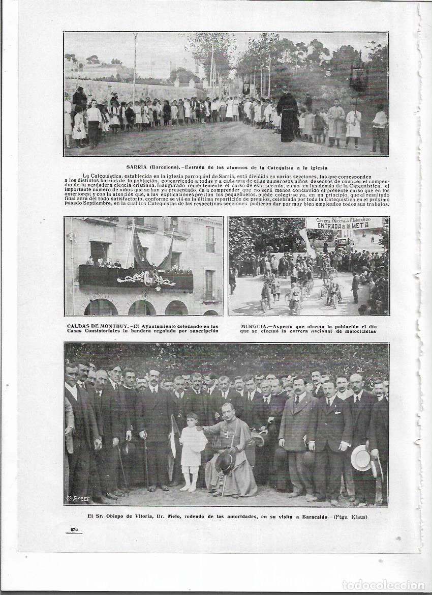 Collezionismo: A&Ntilde;O 1914 RECORTE PRENSA MURGUIA CARRERA NACIONAL DE MOTOCICLETAS