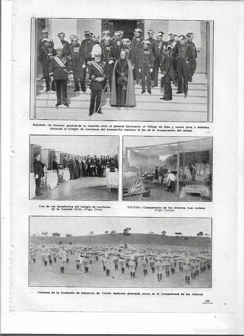 Collezionismo: A&Ntilde;O 1914 RECORTE PRENSA EJERCITO TOLEDO LAS COCINAS DEL CAMPAMENTO DE LOS ALIJARES