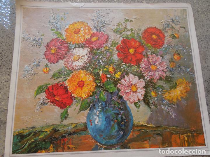 Colecionismo: L&Aacute;MINA - FLORES - EU/20258 - MIDE 44X36 CM.