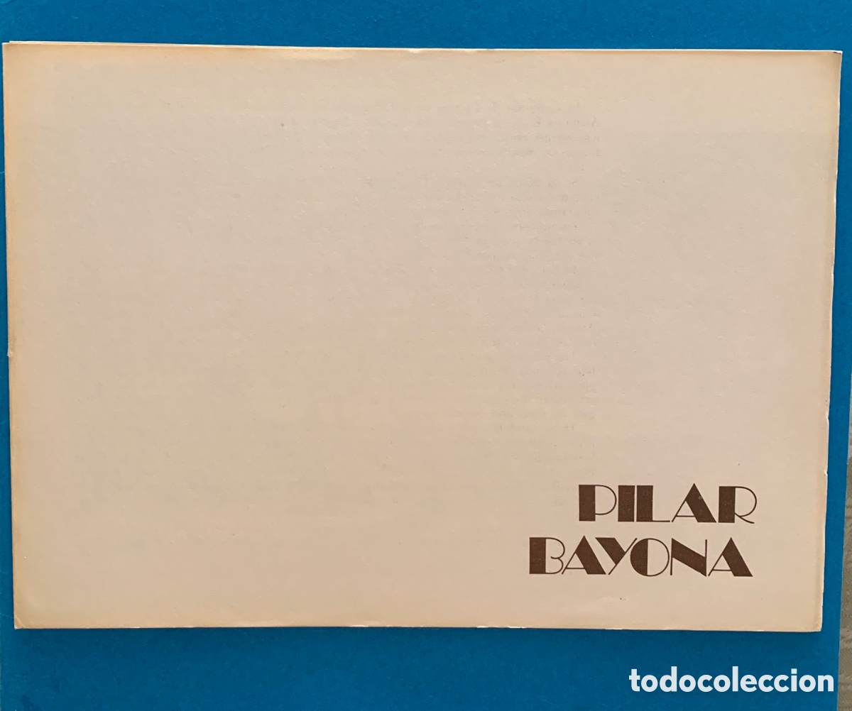 Coleccionismo: Pilar Bayona Colegio de Arquitectos de Zaragoza. Fotograf&iacute;a Garcia Lorca, Honorio Garcia Condoy.....