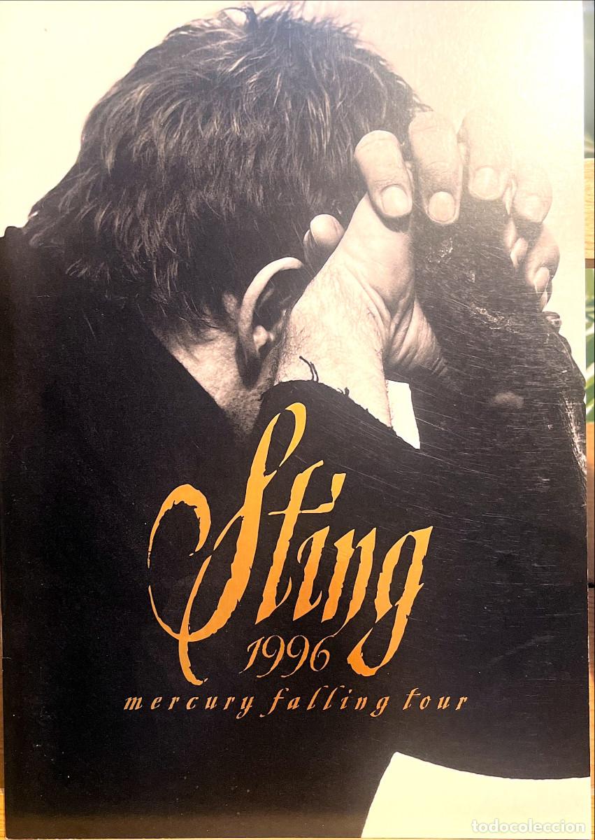 Coleccionismo: Sting - 1996 Mercury Falling Tour - Concert Tour Program - EX THE POLICE