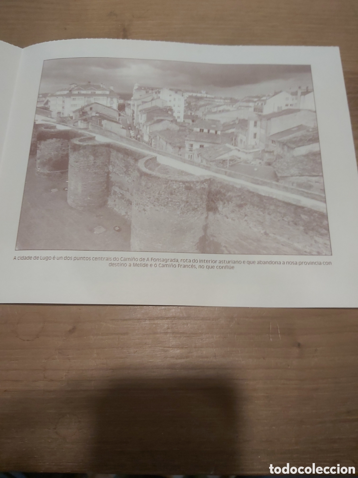Collezionismo: Lugo l&aacute;mina coleccionable Lugo Galicia murallas vistas