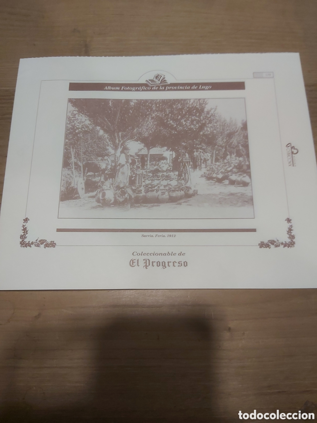 Coleccionismo: 1912 sarria Lugo feria l&aacute;mina oler&iacute;a coleccionable 179